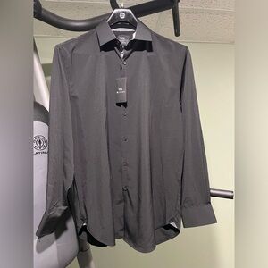 NWT WRK Mens dress shirt 17.5 black